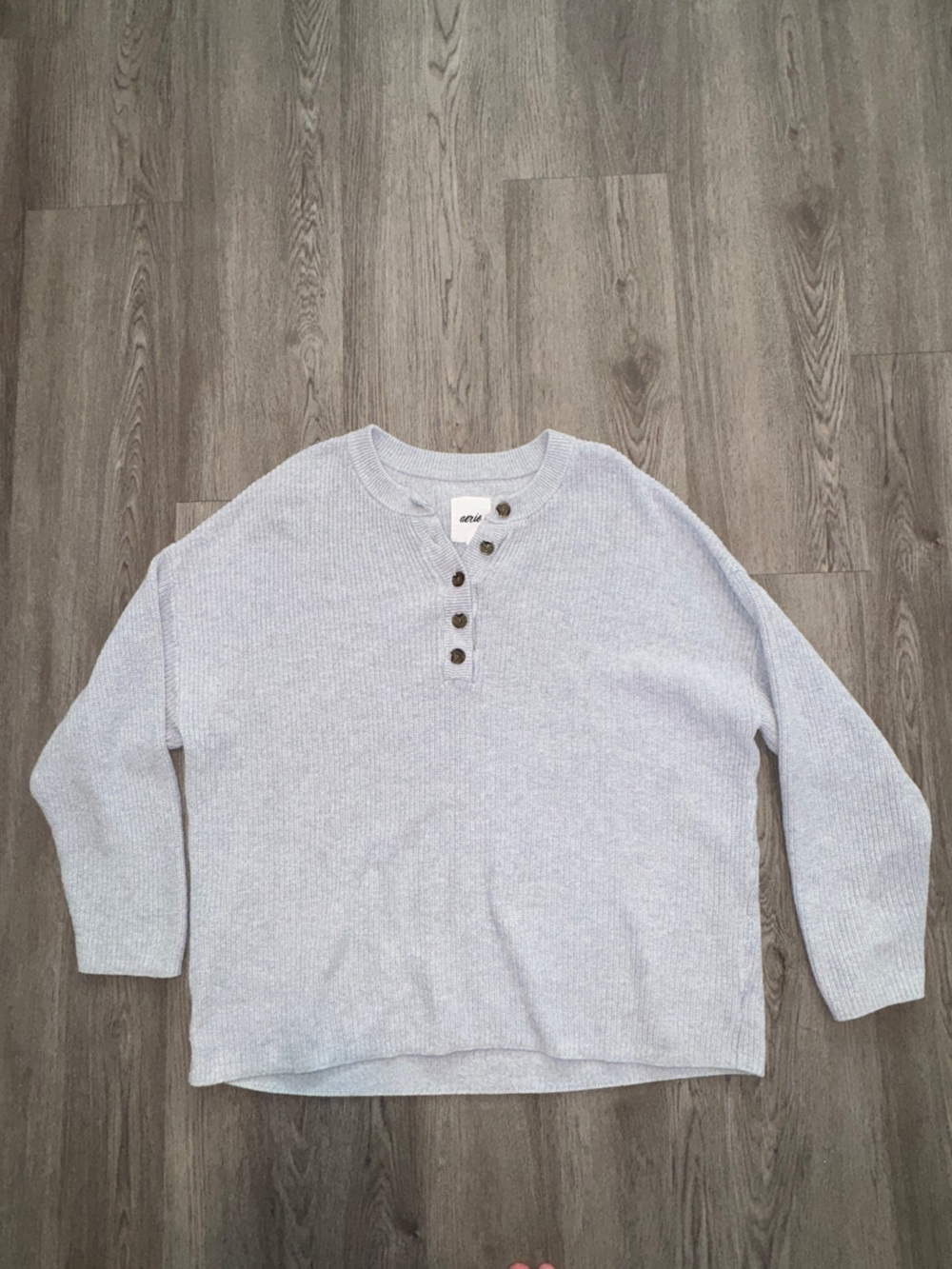 Aerie Women’s Large Oversized Heather Grey Sweater